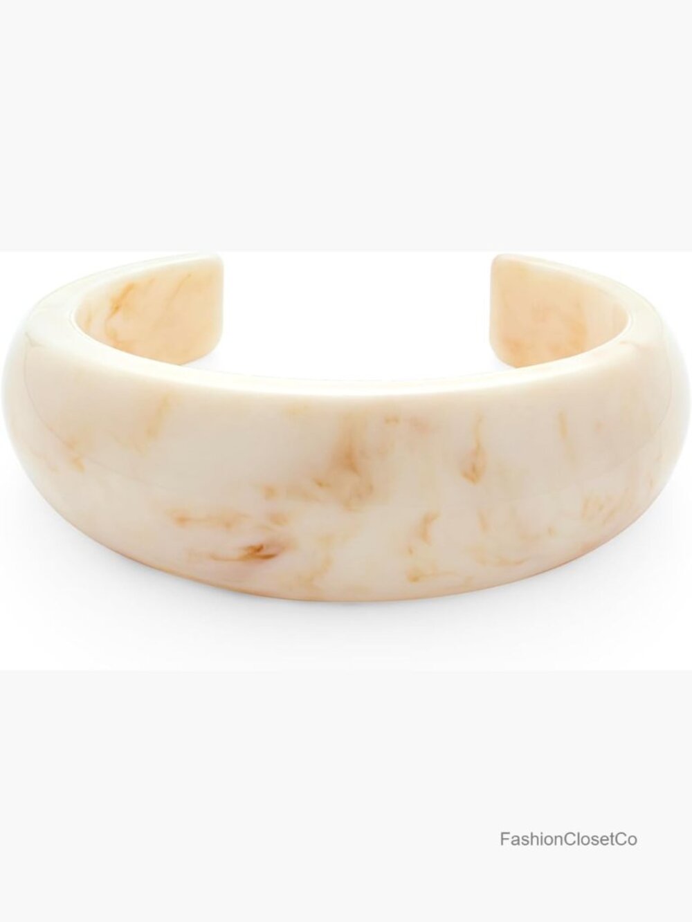 Chunky Acrylic Resin Cuff Bracelet Women's Bangle